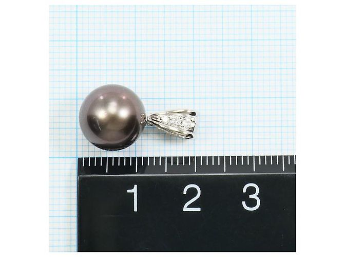 Pingente de Pérola e Diamante TASAKI PT900 - vista 3