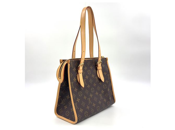 Borsa tote Monogram Louis Vuitton in pelle marrone PVC - vista 2