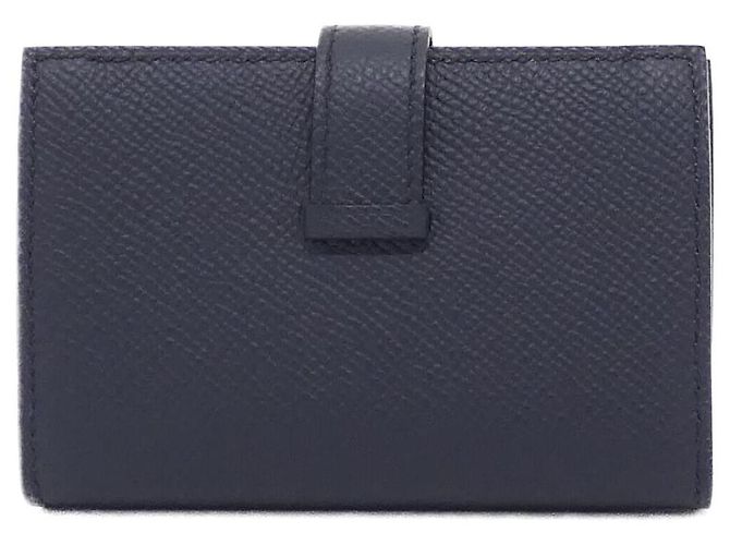 Béarn Portafoglio Mini Epsom BEARN di Hermès Blu - vista 2