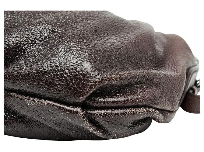 Prada Leather Shoulder Bag Purple - view 4