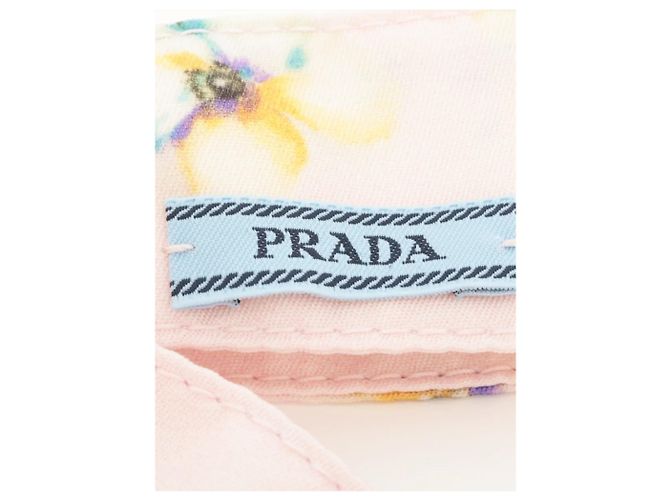 Bow Prada Fermaglio per capelli a forma di fiocco floreale rosa - vista 6