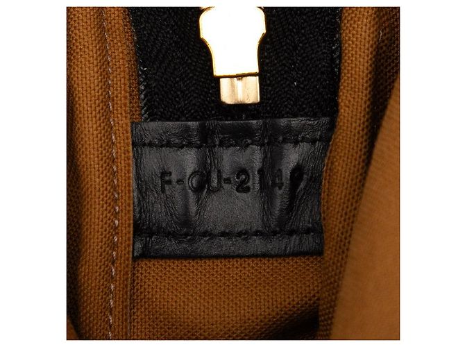 Céline Bolsa de Ombro em Couro PVC Celine Triomphe Marrom - vista 6