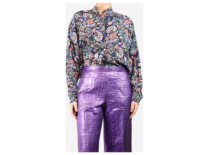 Isabel Marant Bunte Blumenbluse - Größe UK 10 Mehrfarben - Ansicht 3
