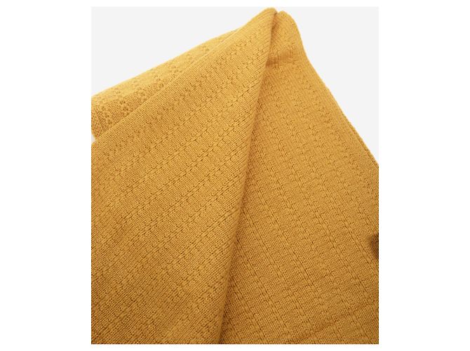 Bonpoint Sciarpa skinny in cashmere senape Giallo - vista 2