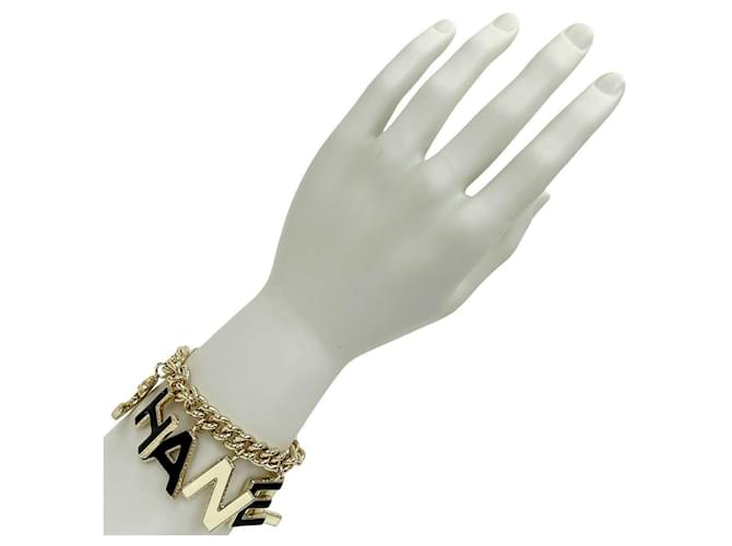 Timeless Bracciale Coco Mark di Chanel Nero - vista 2