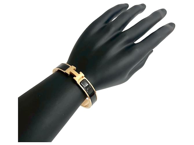 Bracciale Click H Hermès Taglia 17 Nero - vista 2