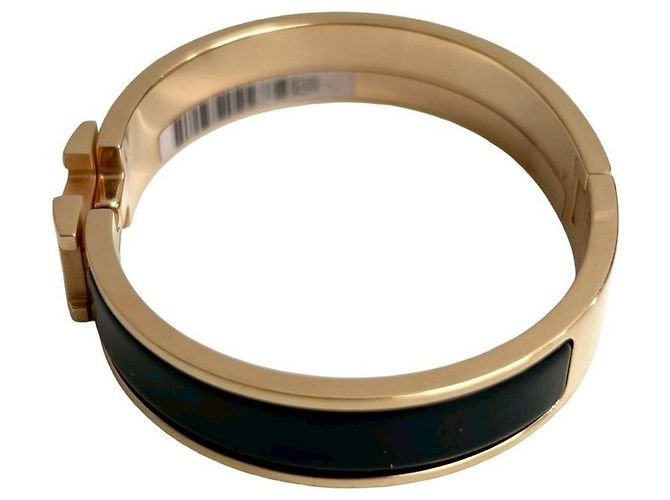 Bracciale Click H Hermès Taglia 17 Nero - vista 4