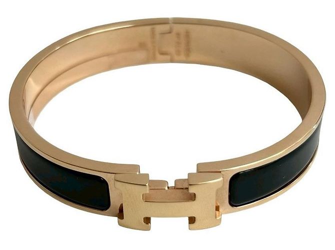 Bracciale Click H Hermès Taglia 17 Nero - vista 6