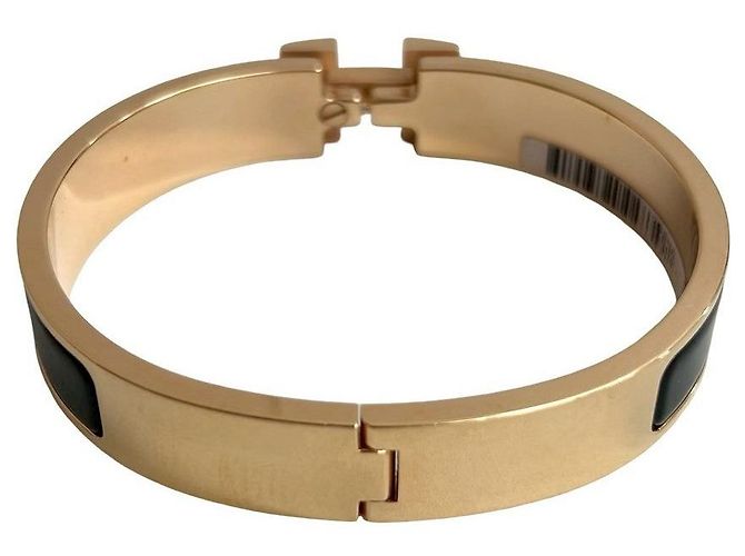 Bracciale Click H Hermès Taglia 17 Nero - vista 7