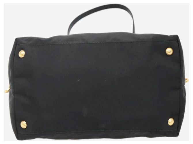 Prada Borsa tote in nylon nero 2 in 1 - vista 11