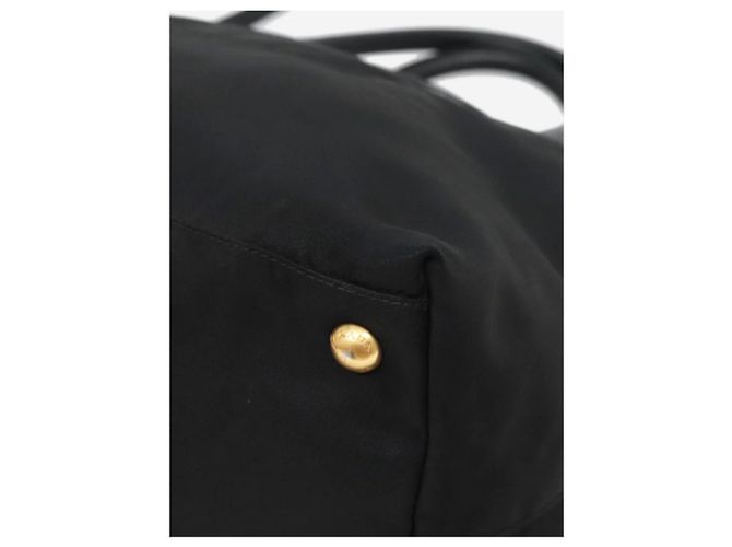 Prada Borsa tote in nylon nero 2 in 1 - vista 12