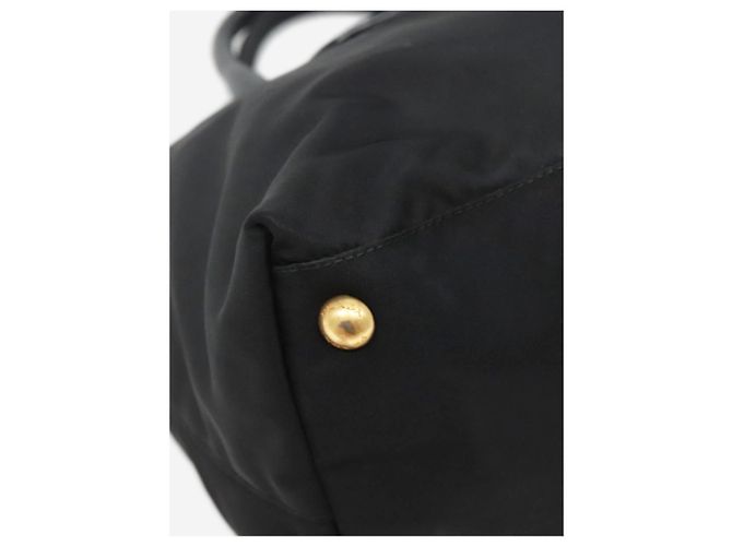 Prada Borsa tote in nylon nero 2 in 1 - vista 13