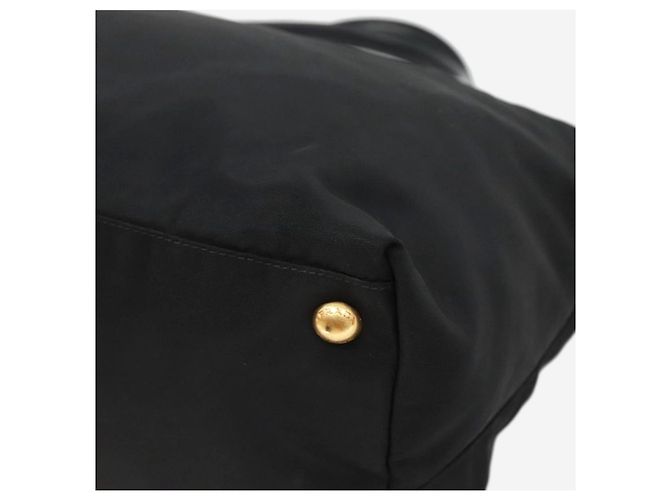 Prada Borsa tote in nylon nero 2 in 1 - vista 14