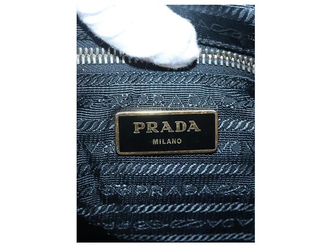 Prada Borsa tote in nylon nero 2 in 1 - vista 18