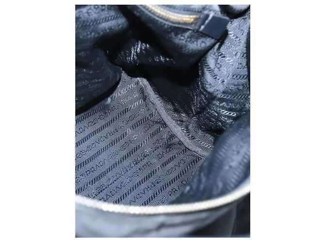Prada Borsa tote in nylon nero 2 in 1 - vista 20