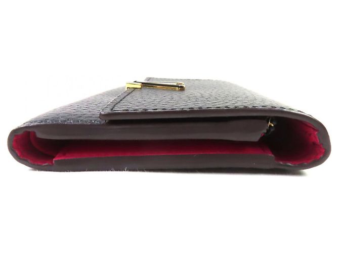 Portafoglio Bifold Compatto Taurillon Clemence Louis Vuitton Nero - vista 4