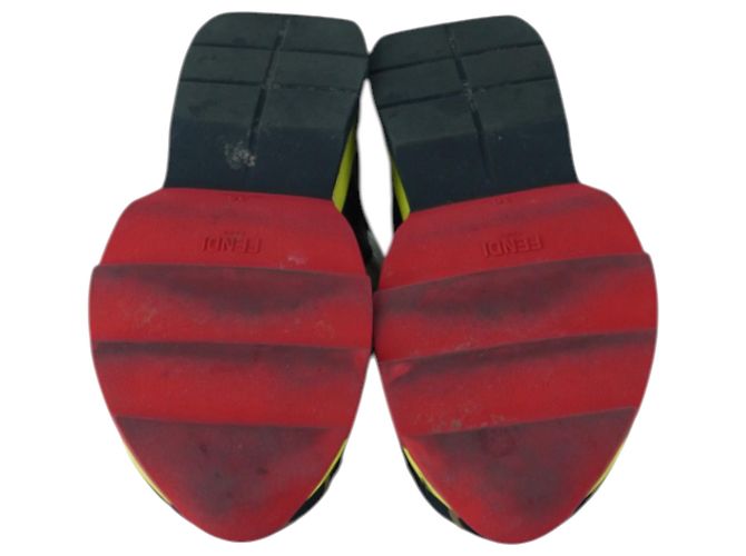Sneakers Patchwork FF Multicolore Freedom di Fendi - vista 4