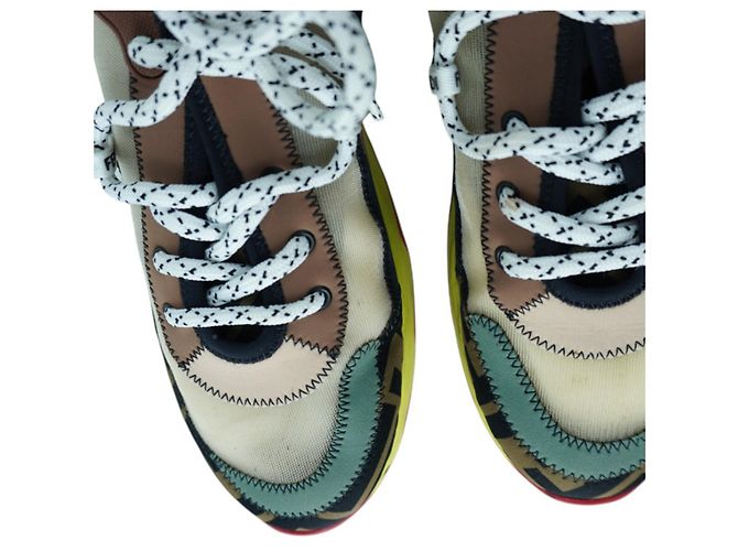 Sneakers Patchwork FF Multicolore Freedom di Fendi - vista 9