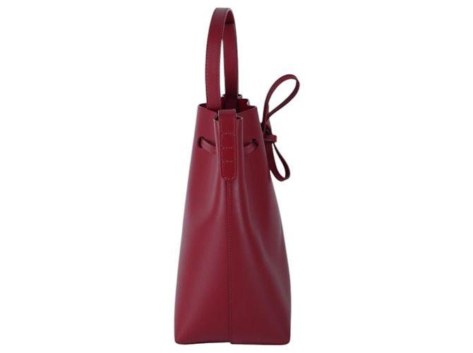 Mini borsa a secchiello in pelle rossa Mansur Gavriel Rosso - vista 2
