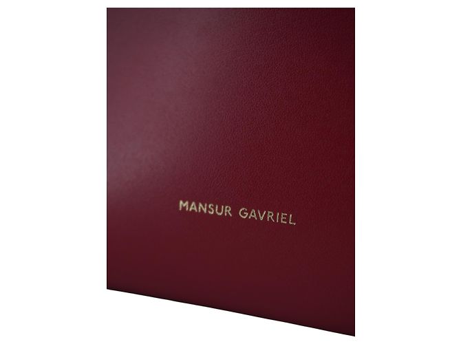 Mini borsa a secchiello in pelle rossa Mansur Gavriel Rosso - vista 5
