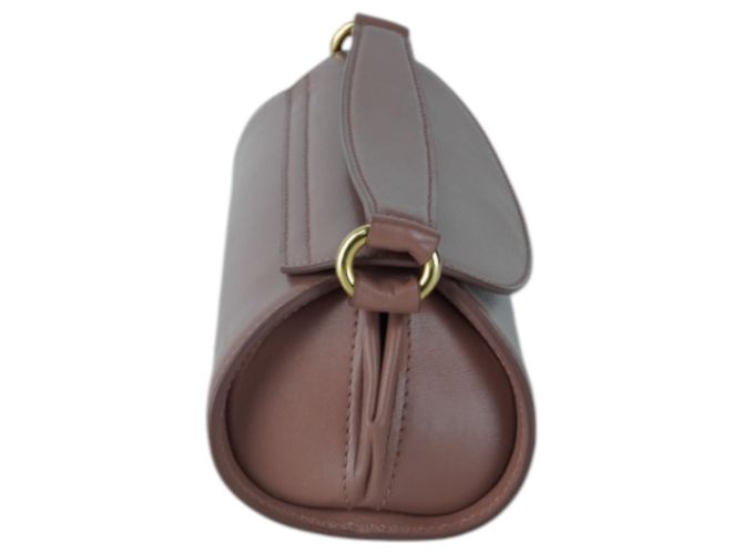 Borsa a tracolla mini Cannolo marrone Jil Sander - vista 3