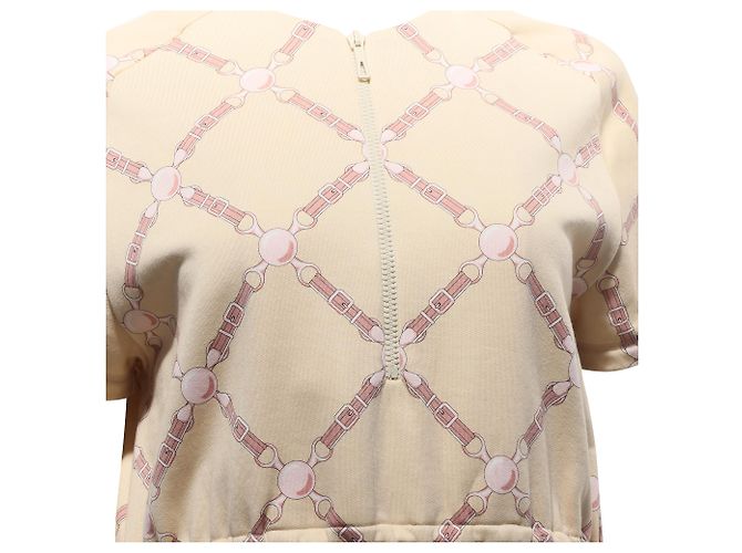 Abito Mini con Zip Hermès in Cotone Multicolore - vista 2