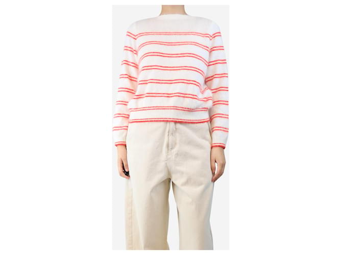 Bellerose Rot-weißer gestreifter Pullover - Größe UK 12 - Ansicht 3