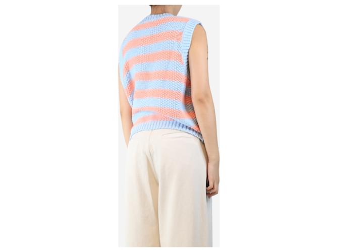 Stella Nova Bubblegum Strickweste - Größe L Blau - Ansicht 2