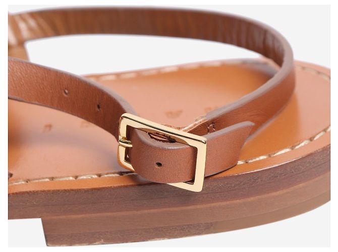 Marni Sandali T-strap in cristallo marrone - taglia EU 40 - vista 4