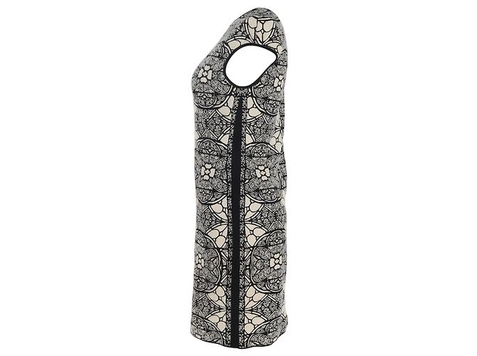 Abito Mini Stampato Alexander McQueen in Lana Multicolore - vista 2