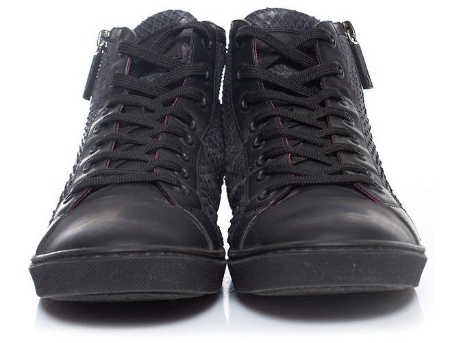 Sneakers alte in pitone Louis Vuitton Grigio - vista 5