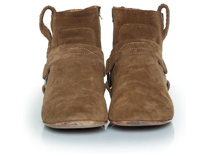 Botines de ante khaki Ralph de Isabel Marant Verde Caqui - vista 5