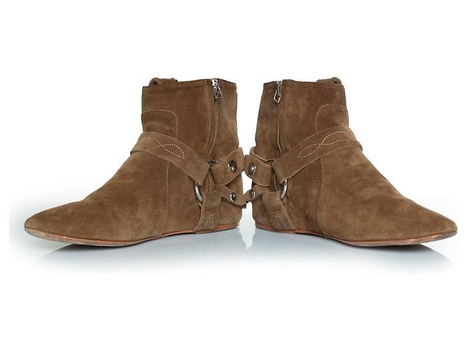 Botines de ante khaki Ralph de Isabel Marant Verde Caqui - vista 6