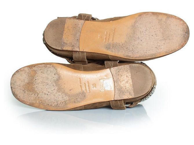 Botines de ante khaki Ralph de Isabel Marant Verde Caqui - vista 7