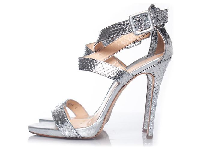 Sandali metallici Giuseppe Zanotti Argento Metallico - vista 2