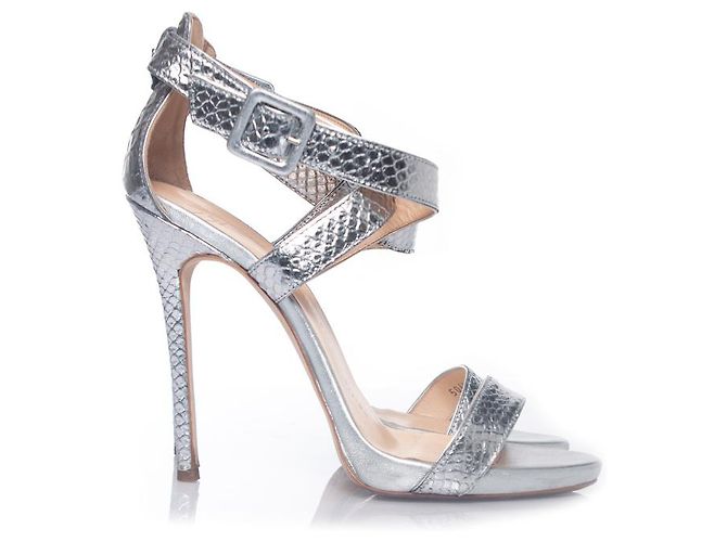 Sandali metallici Giuseppe Zanotti Argento Metallico - vista 5