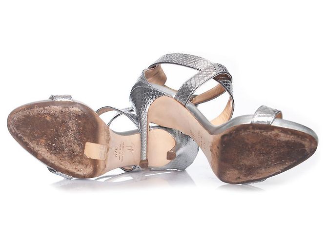 Sandali metallici Giuseppe Zanotti Argento Metallico - vista 7