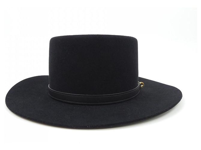 Cappello in feltro Lapin H232038N di Hermès Nero - vista 4