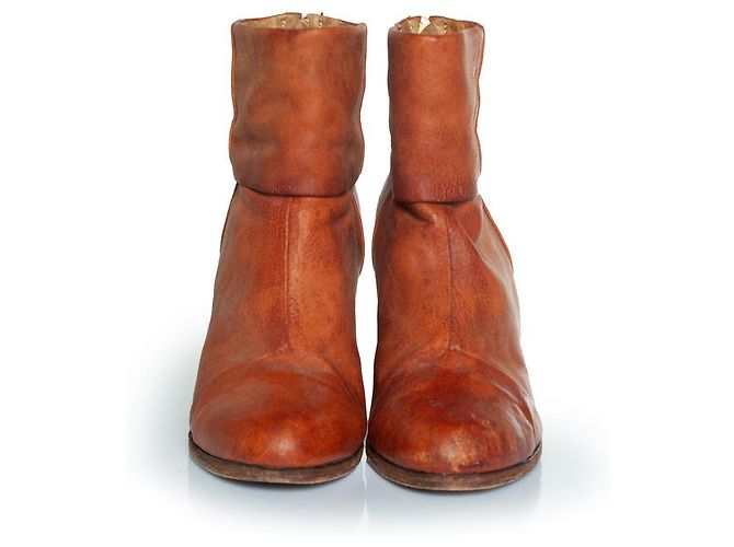 Botines de tobillo con cremallera trasera Newbury de Rag & Bone NY Castaño - vista 3
