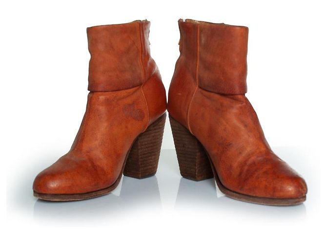 Botines de tobillo con cremallera trasera Newbury de Rag & Bone NY Castaño - vista 5