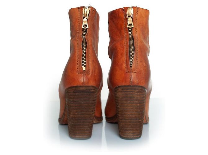 Botines de tobillo con cremallera trasera Newbury de Rag & Bone NY Castaño - vista 6