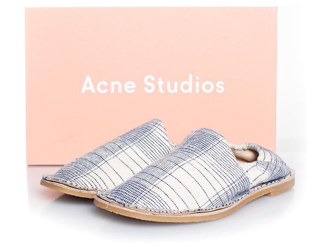 Espadrillas in tela Acne Studios Blu - vista 7