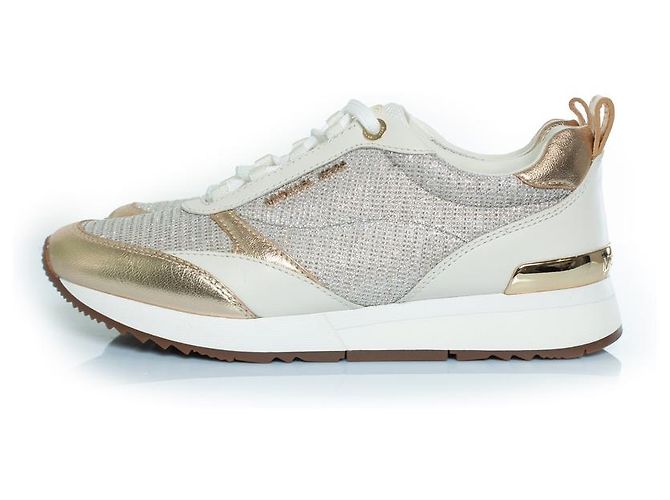 Sneakers Allie Stride di Michael Kors D'oro Metallico - vista 2