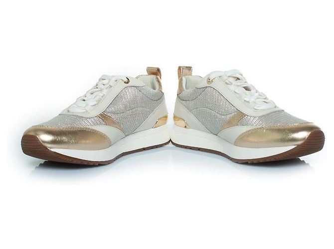 Sneakers Allie Stride di Michael Kors D'oro Metallico - vista 6