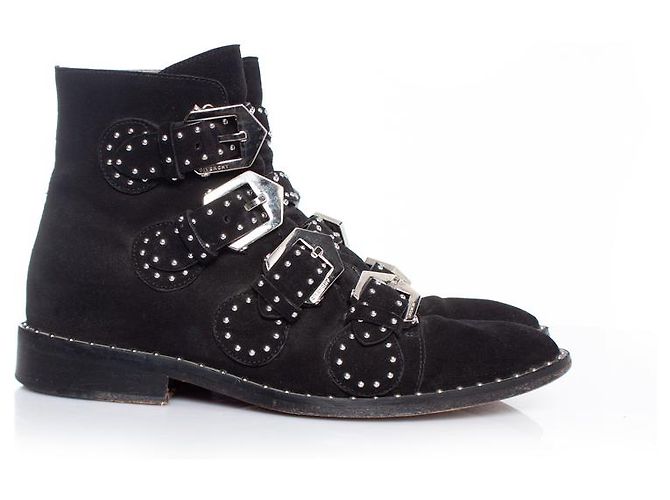 Botas negras con hebilla y tachuelas de Givenchy Negro - vista 5