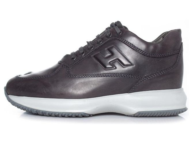 Sneakers Hogan Interactive H Forata Grigio - vista 2