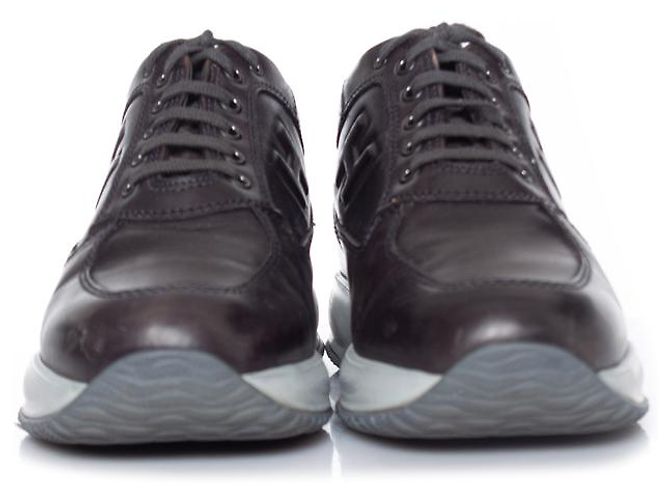 Sneakers Hogan Interactive H Forata Grigio - vista 4