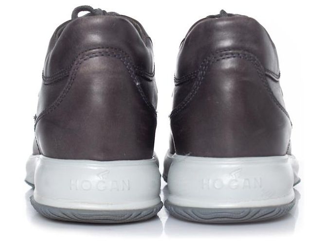 Sneakers Hogan Interactive H Forata Grigio - vista 6