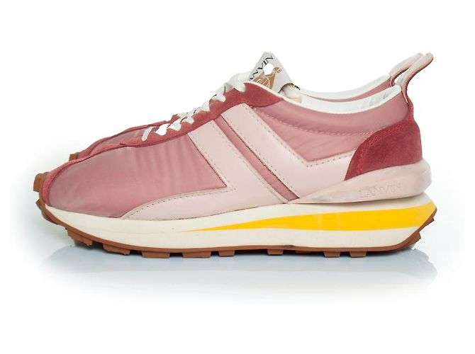 Sneaker Bumpr Lanvin Paris in rosa - vista 2