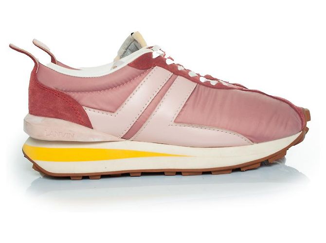 Sneaker Bumpr Lanvin Paris in rosa - vista 5